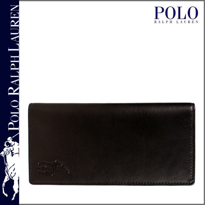 ポロ ラルフローレン/POLO by RALPH LAUREN/ 長財布(小銭入れナシ) [ダークブラウン] 4050936820 /ポニー/レザー/男女兼用 [8/1 新入荷][正規] ★★