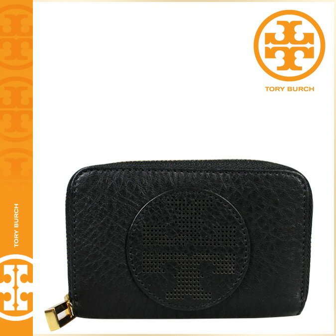 [SOLD OUT]送料無料 トリーバーチ TORY BURCH コインケース [ブラック] 21129004 001 KIPP ZIP CPIN CASE レザー レディースBLACK [ 正規 あす楽 ]