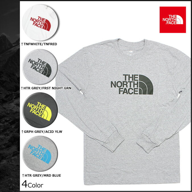 ザ ノースフェイス THE NORTH FACE 長袖 Tシャツ ティーシャツ メンズ カットソー 2014年 新作 CY38 4カラー L/S HALF DOME TEE [ 正規 あす楽 ]【バレンタイン】