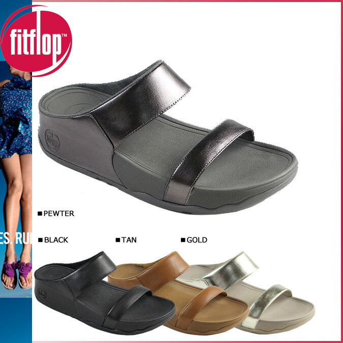 送料無料 フィットフロップ FitFlop ルル スライド サンダル [ 4カラー ] 289-001 289-010 289-017 289-054 LULU SLIDE レザー レディース [10/16 追加入荷][ 正規 ]【☆】