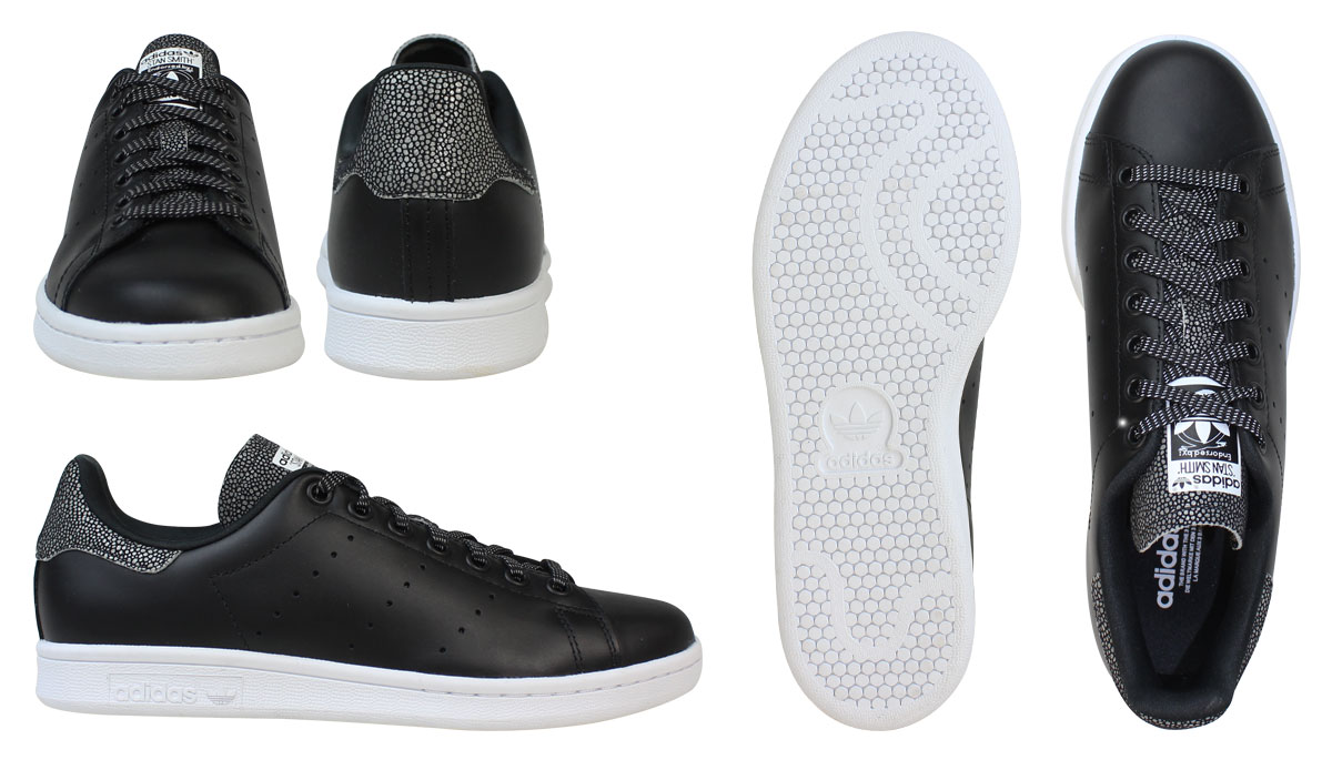 adidas stan smith black womens