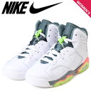 NIKE ナイキ エアジョーダン6 レトロ レディース スニーカー AIR JORDAN 6 RETRO BG 384665-114 ホワイト