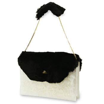【SALE 20%off】【ピッピ/Pippi】ファークラッチバッグ　[pp13-fur-clutch-15] 【送料無料】【あす楽】【セール品のため返品交換不可】