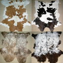 ショッピング BABYHIDE Mサイズ ラグ 送料無料 天然皮革 牛毛皮 レザー カーペット ラグマット 絨毯