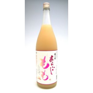 梅乃宿 あらごしもも酒 1800ml 8度 [梅乃宿酒造 奈良県 桃リキュール 日本酒ベース]