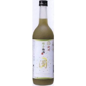 紀州 緑茶梅酒 濁 だく 720ml 要冷蔵 12度 [中野BC 和歌山県 梅酒 甲類焼酎ベース 緑...:nomasaketen:10000757