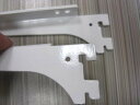 ロイヤル A-32、33 木棚板専用ブラケットウッドブラケット 左右セットAホワイト 呼び名250(実寸法257ミリ)