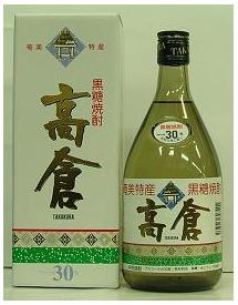 【黒糖焼酎】高倉　古酒　30度/720ml　（箱入）