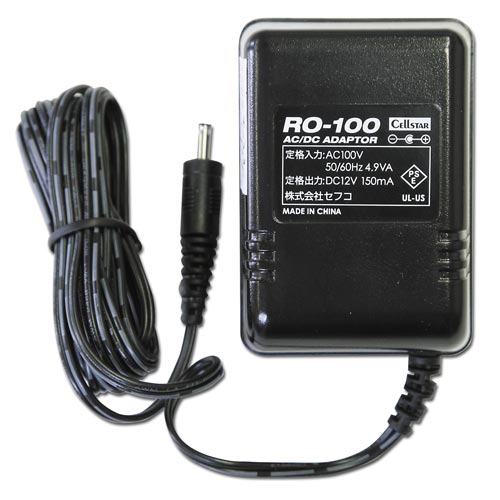 RO-100　充電用AC/DCアダプターセルスター　レーダー探知機用　AC/DCアダプター　(RO-100）