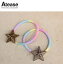 NEW MILITARY STAR HAIR ELASTIC BRACELET ATEASE AeB[X wASuXbg ~^[X^[ Vo[orS[h SILVER GOLD (AH-MSTR) Pastel pXe