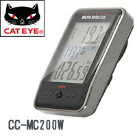 CATEYE キャットアイ CC-MC200W マイクロワイヤレス サイクルコンピューター ホワイト【自転車】の画像