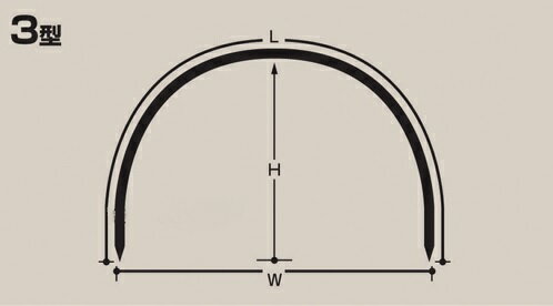 セキスイ <strong>トンネル支柱</strong> 3型 口径11mm×高さ66cm×幅90cm×長さ180cm 50本セット(園芸用品 農業資材 家庭菜園 農業用品 園芸 農業 資材 ガーデニング用品 ガーデニング 農業用 農業道具 園芸用 支柱 園芸用支柱 トンネル 園芸支柱 農業支柱 園芸資材 )