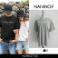 NANING9(ナンニング)Talk about Tシャツ【6/1up_go】【メール便】韓国 韓国ファッション ロゴT 半袖 Tシャツ ユニセックス メンズTシャツ ボックスTシャツ トップス 夏 カップルルック リンクコーデ ナンニング 【即納】