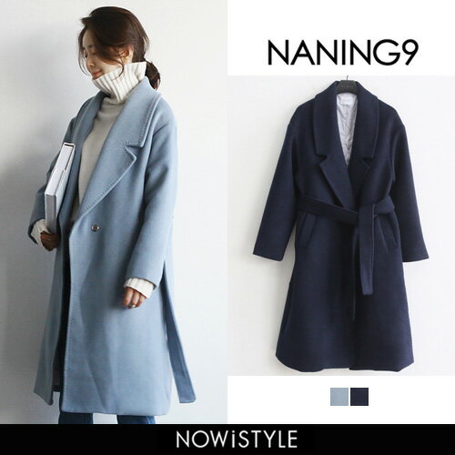 NANING9(ナンニング)2wayテーラードカラーコート【12/5up】【送料無料】コー…...:nowistyle:10046897