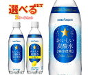 【送料無料】ポッカサッポロ おいしい炭酸水・おいしい炭酸水レモン 選べる2ケースセット 500mlペットボトル×48(24×2)本入 ※北海道・沖縄は別途送料が必要。