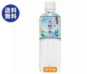 【送料無料・2ケースセット】富永貿易 神戸居留地 うららか天然水500mlPET×24本入×（2ケース）