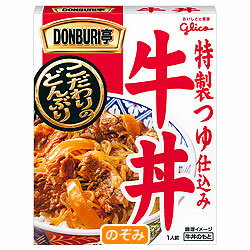 【送料無料】グリコ DONBURI亭 牛丼 180g×30個入