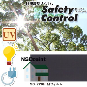 日照調整フィルムSC-720HMフィルム970mm幅×1M(単価)切売り内貼り用