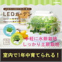 【在庫あり】\ページ限定・マジッククロス付/ 【LEDガーデン】LEDライト付きで室内栽培 水耕栽培・土耕栽培どちらもOK!【後払いOK】