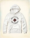 【送料無料】【新品】ホリスター【Mensメンズ】プルオーバーパーカー/White【Logo Graphic Fleece Hoodie】【HOLLISTERCo.】【本物保証】