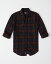 【新品】アバクロ【Mensメンズ】フランネルシャツ(ネルシャツ)/Burgundy and Navy Plaid【Flannel Shirt】【Abercrombie&Fitch】【本物保証】