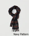 【新品】アバクロ【Mens】チェック柄マフラー/Navy P...