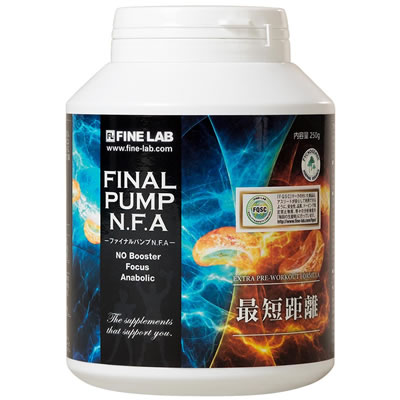 FINE LAB(ファイン・ラボ) FINAL PUMP(<strong>ファイナルパンプ</strong>) N.F.A 250g　0542