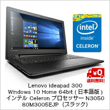  単品限定購入商品 【送料無料】 Lenovo ideapad 300 Windows 10 Hom...:nttxstore:10000806