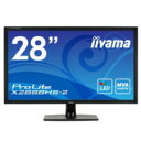 (単品限定購入商品)【送料無料】iiyama 28型ワイド液晶ディスプレイ ProLite X2888HS-2 (MVA、LED) マーベルブラック X2888HS-B2