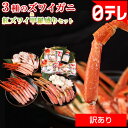 【訳あり】3種のズワイガニ&紅ズワイ甲羅盛りセット 日テレポシュレ(日本テレビ 通