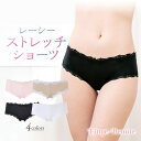 ポイント5倍!レーシーストレッチショーツ / ランジェボーテ...