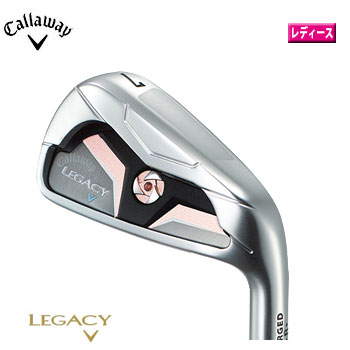 キャロウェイ 2012 【新品】Women's LEGACY アイアン　5本セット （I#7-9, PW, SW）日本仕様 LEGACY SERIES カーボンシャフト ［Callaway レガシー 　iron　レディース］