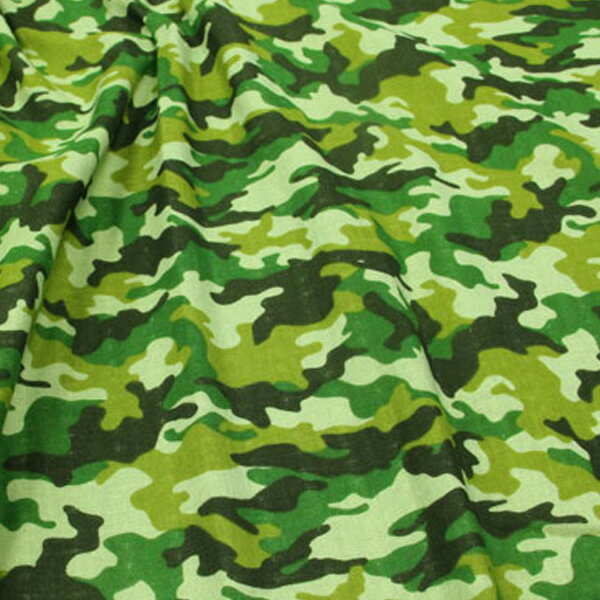 Wガーゼ アーミーCamouflage...:nuno1000netshop:10003842