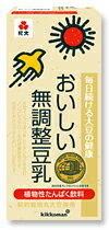 岐阜工場での製造品　楽天最安に挑戦どの商品の組合せでも2ケース以上【送料無料】【賞味期限】 10月 18日の最新商品です。紀文おいしい無調整豆乳1000ml　12本入（常温保存可能）