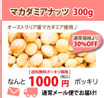 マカダミアナッツ1000円ぽっきり送料無料