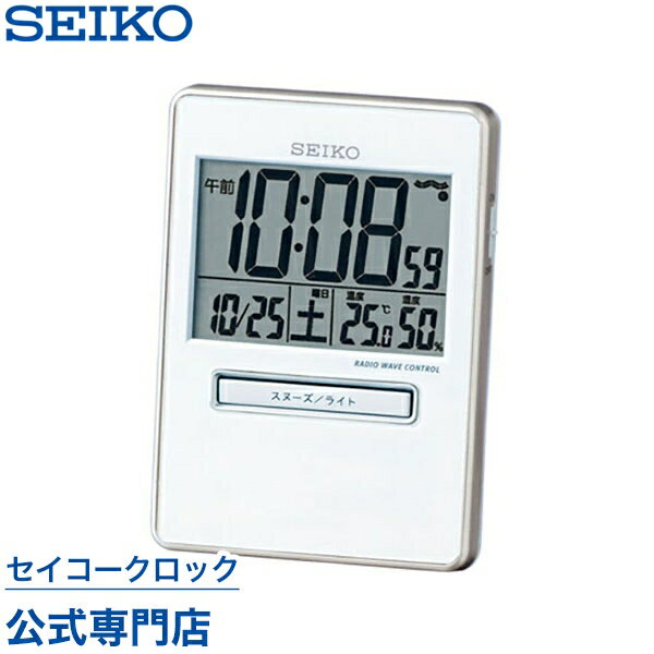 セイコークロック　SEIKO　置き時計　目覚まし時計　電波時計　SQ699W　セイコー置き…...:nuts-seikoclock:10000468