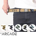 ARCADE ストレッチベルト ADVENTURE BELT アーケード アドベンチャーベルト 柄あり 全5カラー フリーサイズ ベルト メンズ レディース ゴム ナイロン カジュアル ゴルフ