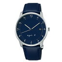 【国内正規品】 アニエスベー マルチェロ agnes b. marcello 腕時計 38mm シルバー×ネイビー FBRK999 メンズ 男女兼用 【送料無料】あす楽対応