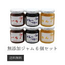 【お得な6個セット】無添加ジャム3種(ブルーベリー/りんご/いちご) 180g×各2個