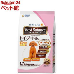 <strong>ベストバランス</strong> トイ・プードル用 <strong>10歳以上</strong>用 ふっくら(1.7kg)【dalc_unicharmpet】【d_ucd】【<strong>ベストバランス</strong>】[ドッグフード]