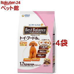 <strong>ベストバランス</strong> トイ・プードル用 <strong>10歳以上</strong>用 ふっくら(1.7kg*4袋セット)【<strong>ベストバランス</strong>】