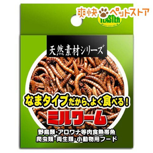 素材缶 天然素材シリーズ ミルワーム(35g)★税込2980円以上で送料無料★