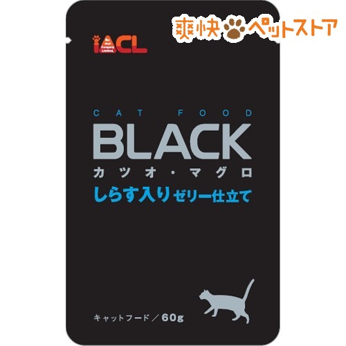 ブラック カツオ・マグロ しらす入り ゼリー仕立て(60g)【HLS_DU】 /【ブラック…...:nyanzaq:10075504