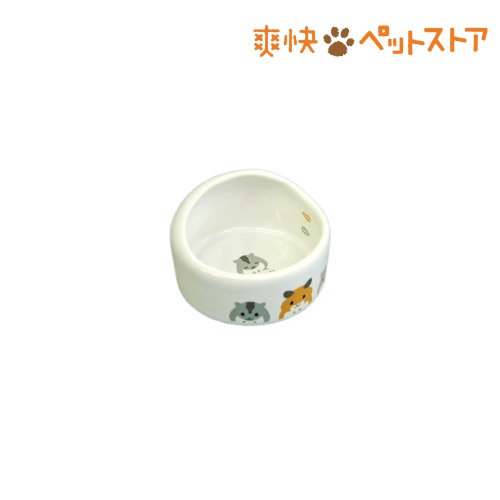 【ラクーポンで割引】ハムちゃんのフード付食器 ES-17(1コ入)[ハムスター用品]