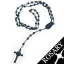 【セール】 ロザリオ ネックレス クロス アクセサリー Rosario ロング R1BB メンズ レディース 十字架 首飾り マリア Rosary ロザリー ペンダント セレブ 愛用! セレカジ ストリート ファッション カジュアル ブランド HIPHOP B系 ヒップホップ アクセ ウェアー スタイル