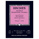 【ネコポスOK】ARCHESアルシュ 水彩紙ポストカード300g/m2 極細目 5枚入り