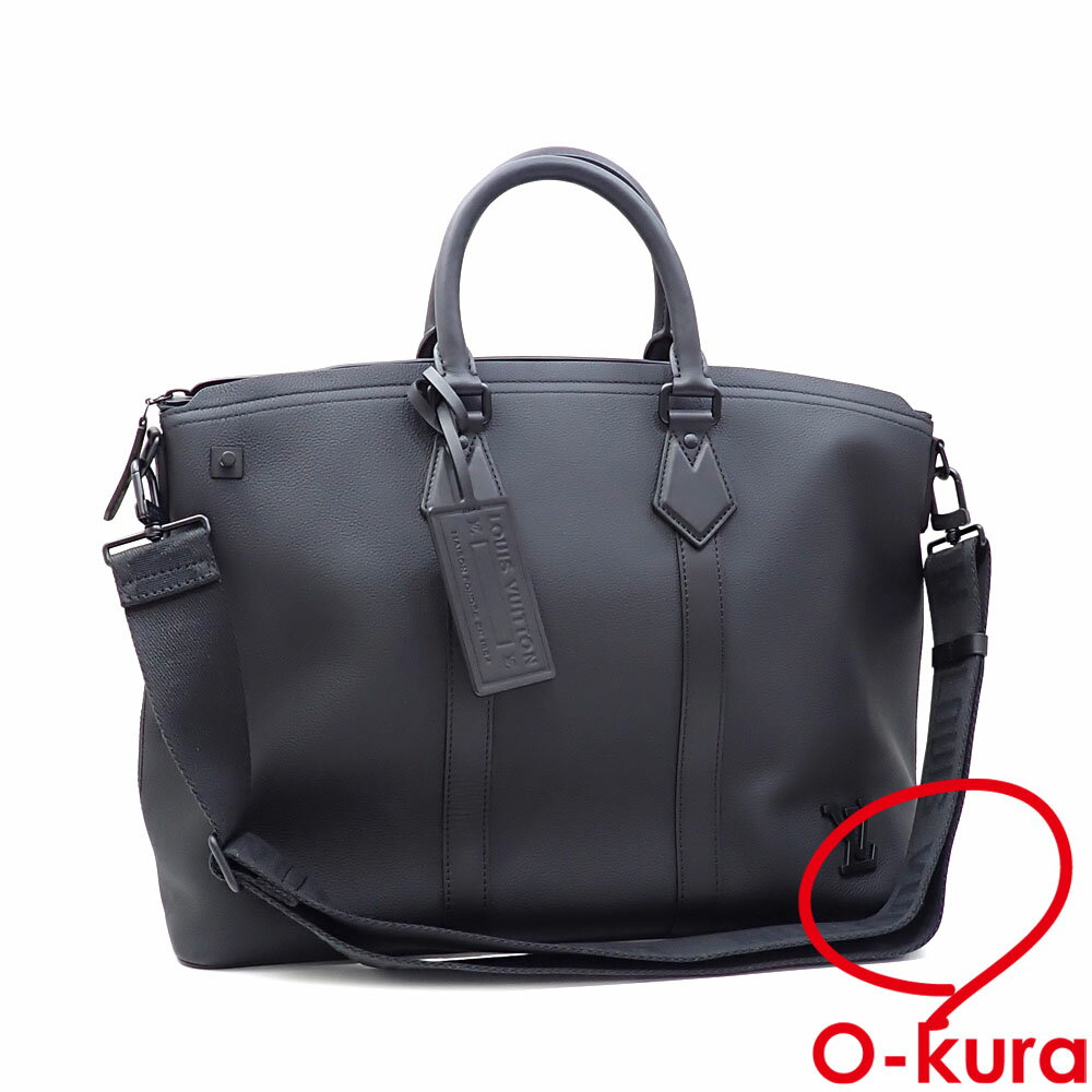 【中古】 ルイ・ヴィトン トートバッグ LVアエログラム ロックイット メンズ M59158 ブラック ビジネス 書類カバン ハンド ショルダー 2WAY 斜め掛け