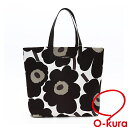 マリメッコ トートバッグ ピエニ ウニッコ 043461 レディース 【新品】 ブラック 黒 Marimekko コットンキャンバス フラワー ショルダー トート バッグ 送料無料 激安 免税 受注販売 【楽ギフ_包装】 Z1-387-01-4346-1-15 【センター】