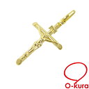 【未使用品】K18YG クロスモチーフ ペンダント