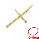 【未使用品】K18YG クロスモチーフ ペンダント